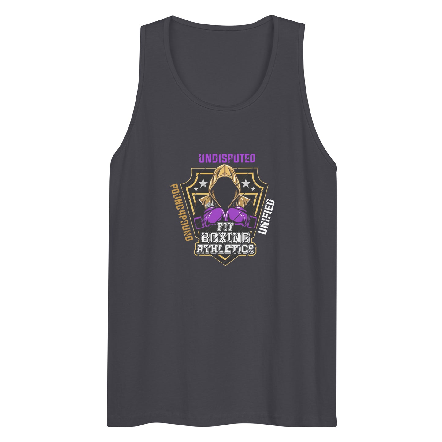 Fit Boxing Athletics Undisputed Tank Top (White Logo)
