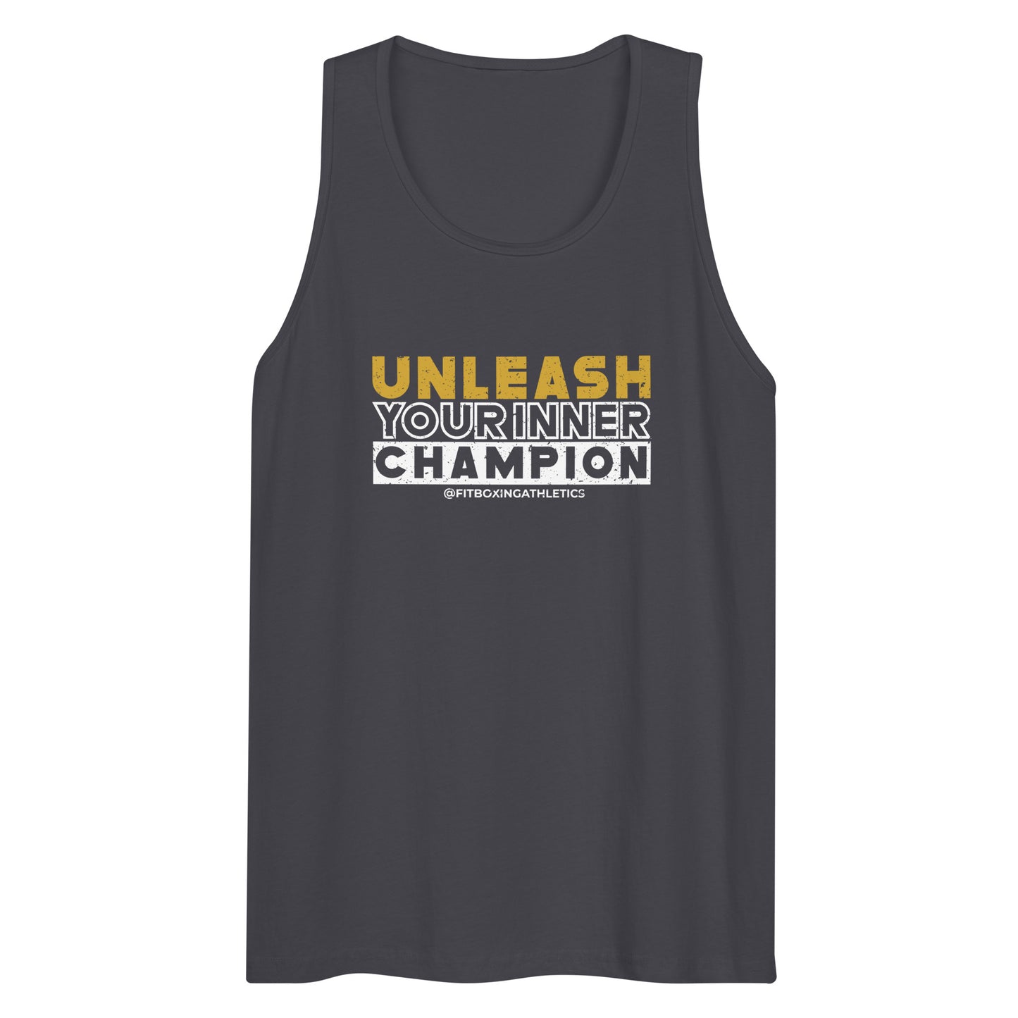 Unleash Your Inner Champion Tank Top (White Logo)